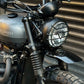 Triumph Headlight Grill Guard On motorcycle