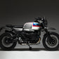 BMW R nineT Custom Bodywork with Retro red Stop light rear Fender, Front Fender, Front Fairing, Custom Tank