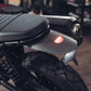 Honda CL250 CL500 Rear Mudguard Tail Tidy image gallery Glossy Black Real life on motorcycle left back side