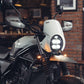 Honda CL250 CL500 Front Mudguard image gallery Glossy Black Real life on motorcycle right front side