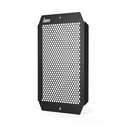 Triumph Radiator Guard Black metal grille with honeycomb pattern on a white background