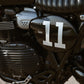 Triumph 1200 XE X C Number Plate Side Cover  on motorcycle