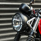 Triumph Headlight Grill Guard On motorcycle