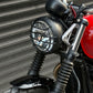 Triumph Headlight Grill Guard On motorcycle