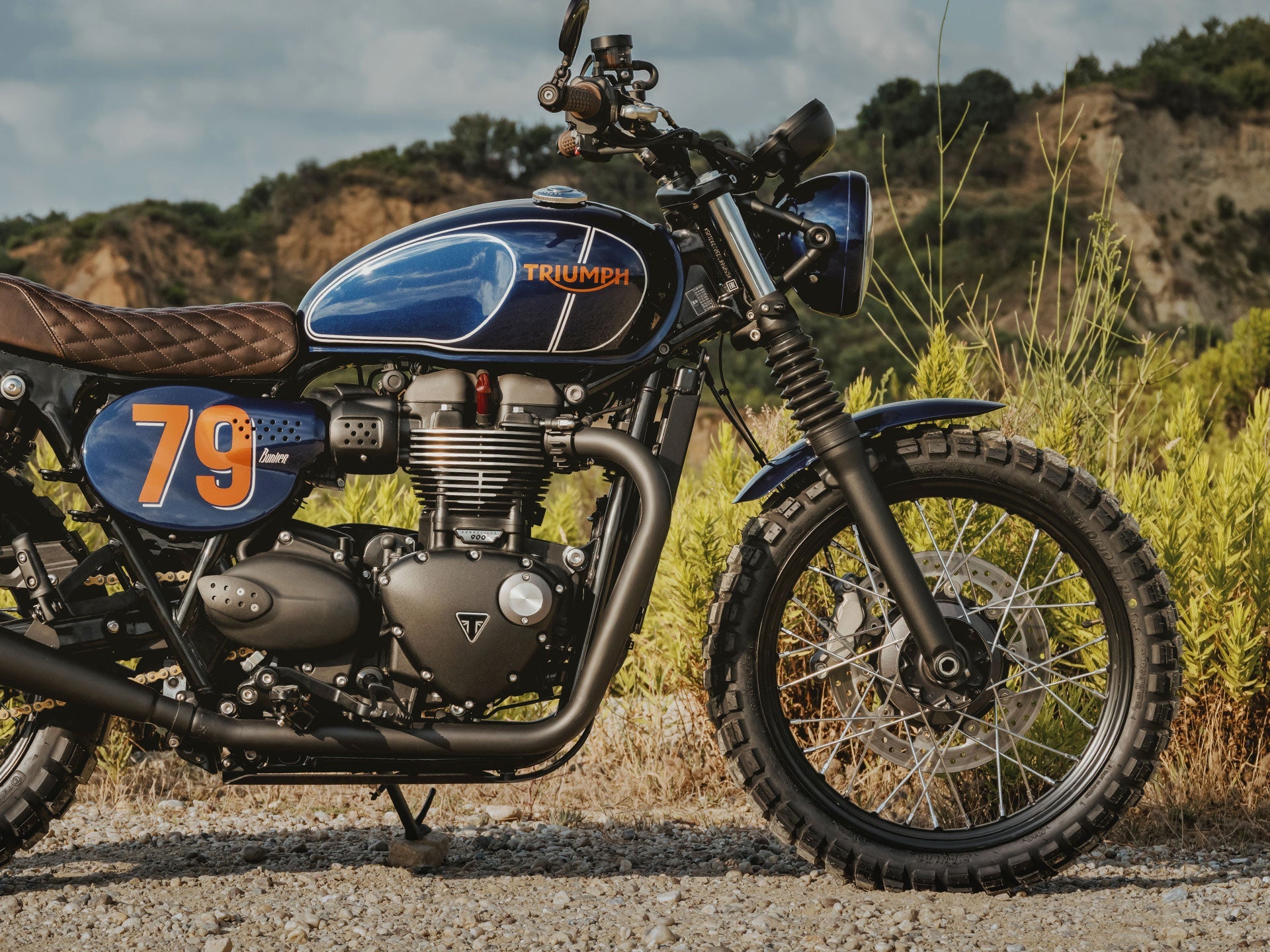Triumph PA12 Front Mudguard imagegallery Street scrambler